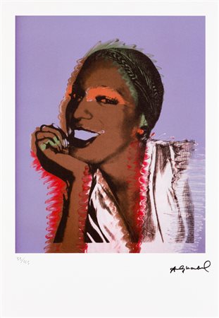 ANDY WARHOL (1928-1987)Senza TitoloLitografia offset a 36 coloricm 50x35Firma...