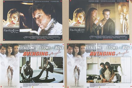 AVENGING (2002) Lotto unico di n. 4 fotobuste, cm 50x70 film con Sylvester...