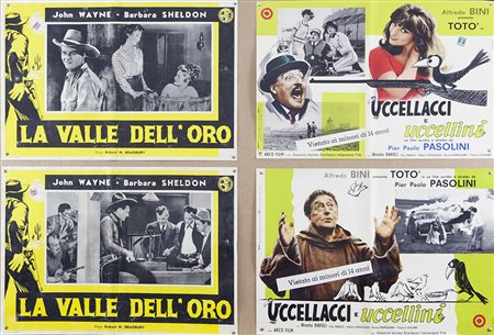 UCCELLACCI E UCCELLINI + ALTRI (anni '50-'60) Lotto unico di n. 4 fotobuste,...