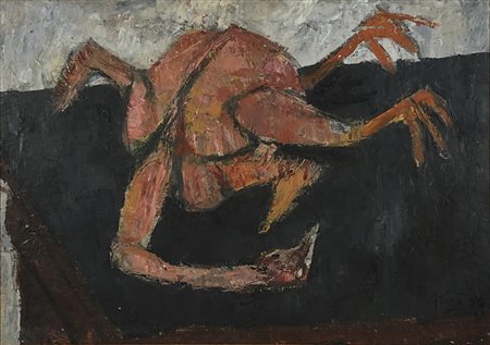 RODOLFO ARICO', Senza titolo, Olio su tela Anno 1956 Dim. 50x70 Firmato in...