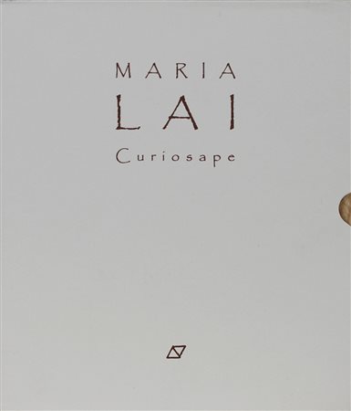 MARIA LAI, Curiosape, Libro d'arte Anno 2002 cm 28,5x24,5 Note Libro...