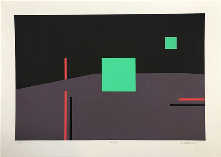 CARLA BADIALI, Composizione, Serigrafia Anno 1974-1989 Dim. 50x70 Opera senza...