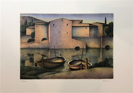 ROBERTO MASI, Senza titolo, Litografia Dim. 50x70 Opera senza cornice...