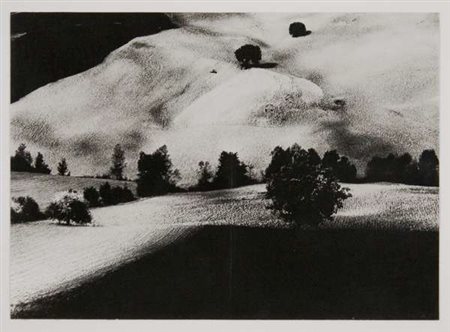 Mario Giacomelli La buona terra gelatin silver print cm. 28x39 Timbro...