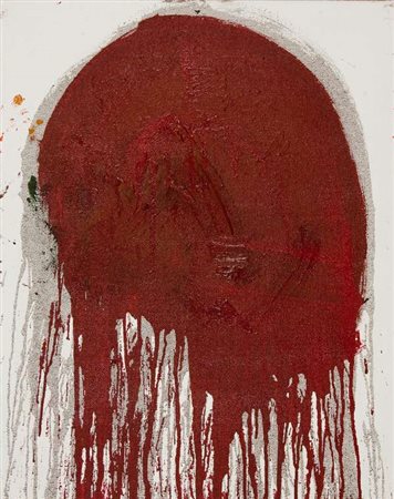 Hermann Nitsch K/Sandine/05 – 2005 olio su tela cm. 100x80 Firma sul retro...