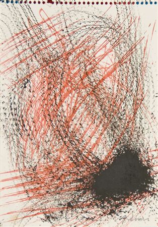 Yasuo Sumi Early Gutai Work Skecth 08 – 1957 inchiostro su carta cm. 24x17...