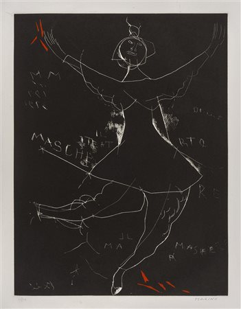 MARINO MARINI (1901 - 1980) Danza minima II 1973 Acquaforte e acquatinta a...