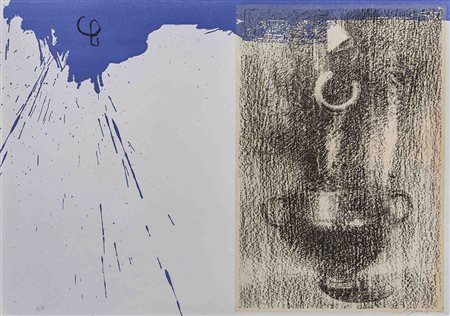 OMAR GALLIANI (1954) Patmos 1988 Cartella contenente tre litografie, es....