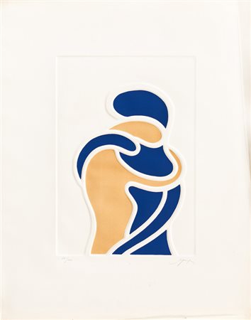 AMINTORE FANFANI (1908-1999)Senza Titolo, 1973Cartella contenente 4...