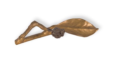 FRANCO DALEFFE (1933-2014)Senza Titolo, 1965Scultura in bronzocm 30x13x9Firma...