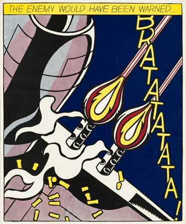 ROY LICHTENSTEIN (1923-1997)Senza TitoloStampa offsetcm 63x52