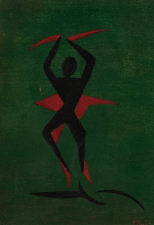 FILLIA (1904-1936)Balletto, 1936Olio su telacm 70x50Firma al fronteFirma,...