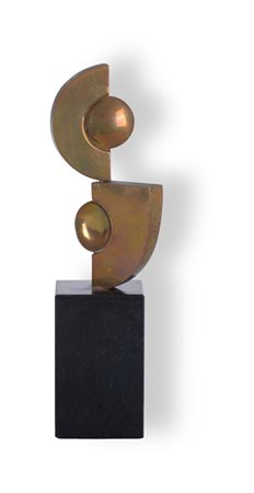 CARMELO CAPPELLO (1912-1996)Senza TitoloScultura in bronzo su base in...