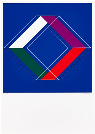 RAFAEL MARTINEZ (1940)Senza Titolo, 1971Serigrafia cm 45x32Firma, datazione e...