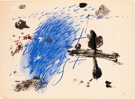 ANTONI TAPIES (1923-2012)Senza Titolo, 1972Litografiacm 55x75Firma e...