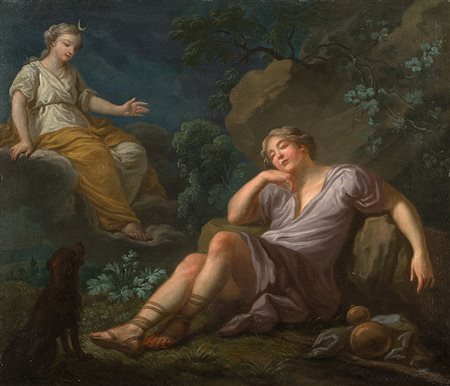 Louis Eisen (circa 1731 - 1801)Il sonno di EndimioneOlio su tela cm...