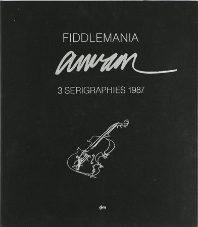 ARMAN FERNANDEZ (1928 - 2005) Fiddlemania arman 3 serigraphies 1987. 1987...