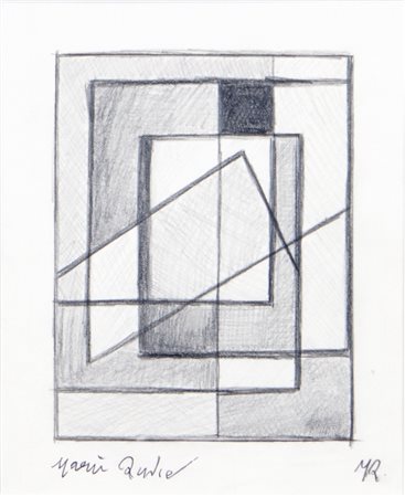 MARIO RADICE (1900-1987) Senza titolo matita su cartoncino cm 14 5x11...