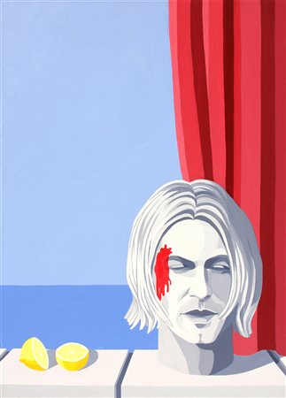 Giuseppe VENEZIANO (Mazzarino, 22/02/1971) La memoria di Cobain 2011 acrilico...