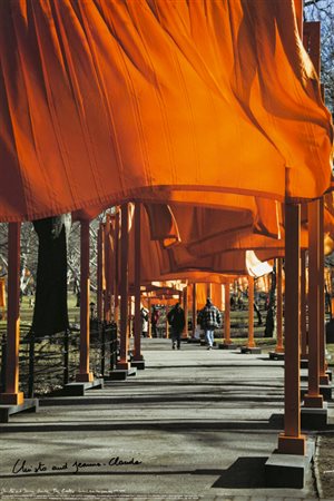 CHRISTO & JEANNE CLAUDE (1935)The GatesStampa offsetcm 75x50Firma degli...