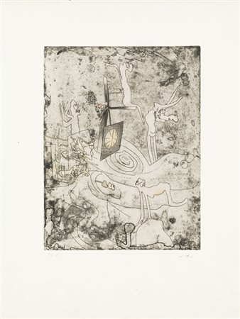 ROBERTO SEBASTIAN MATTA (1911-2002)Se marrer d'amour, 1968Acquaforte e...