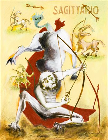 ERNESTO TAVERNARI (1911-2007)Sagittario (dalla serie Lo Zodiaco)Tecnica mista...