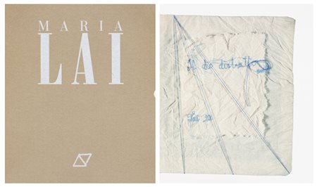 MARIA LAI (1919-2013)Il Dio distratto, 2018Libro d'artecm 33x28NoteLibro...