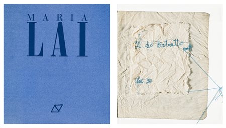 MARIA LAI (1919-2013)Il Dio distratto, 1994Libro d'artecm 33x28NoteLibro...