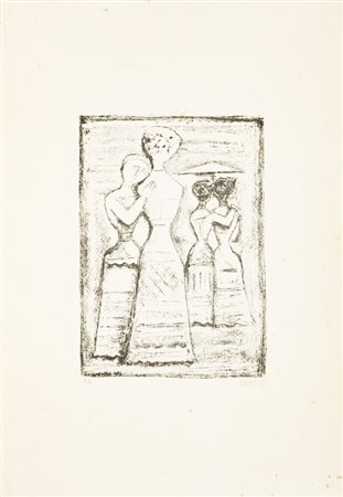 MASSIMO CAMPIGLI (1895-1971)Gelosia (da Le liriche di Saffo)Lotto unico...