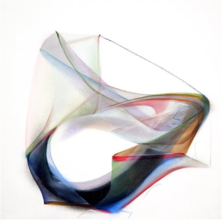 Naomi Yuki 1970, Osaka - [Giappone] Element A olio su tela 27x27 cm 2015...