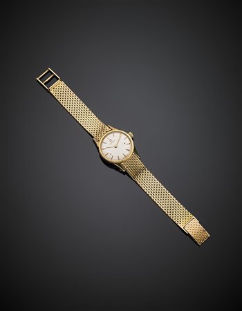 OMEGAOrologio da polso da donna con bracciale in oro giallo, g 42,87, lungh....