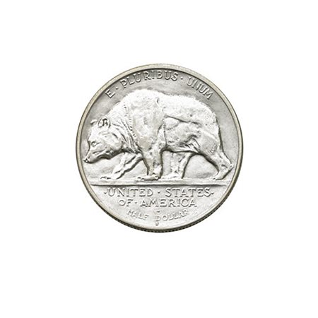 U.S.A.Mezzo dollaro commemorativo 1925/Orso. KM 155. AG. SPL.