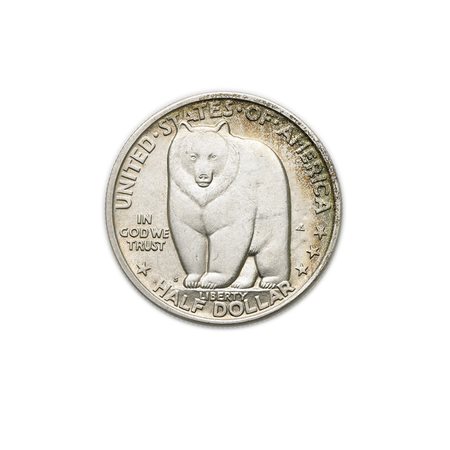 U.S.A.Mezzo dollaro commemorativo 1936/Orso. KM 174. AG. SPL.