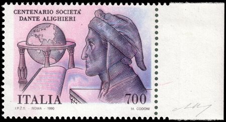 REPUBBLICA 1990Varietà. 700 lire "Dante violetto"ProvenienzaCollezione...