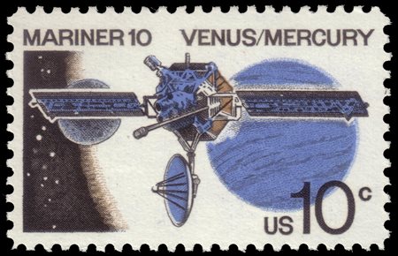 STATI UNITI 1975Varietà. 10c. "Mariner II" privo della stampa in rosso,...