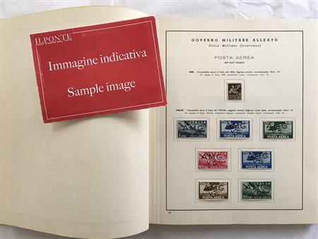 ISTRIA, TRIESTE A 1939/1955Collezione del periodo montata su un album con...