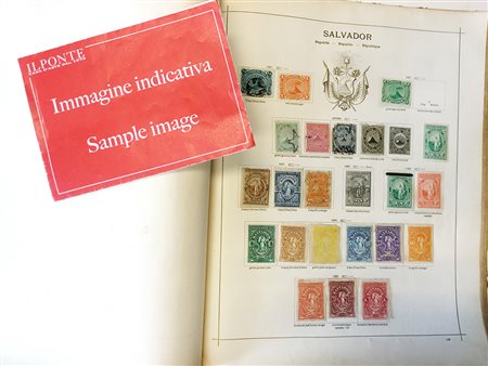 MONDIALI 1850/1910Collezione del periodo montata con linguelle su antico...