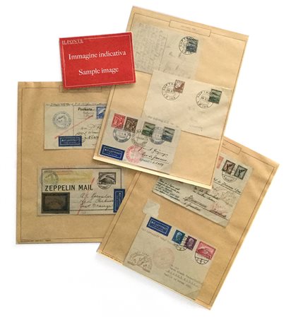 POSTA AEREA ZEPPELIN 1929/1937Collezione formata da 30 lettere e cartoline....