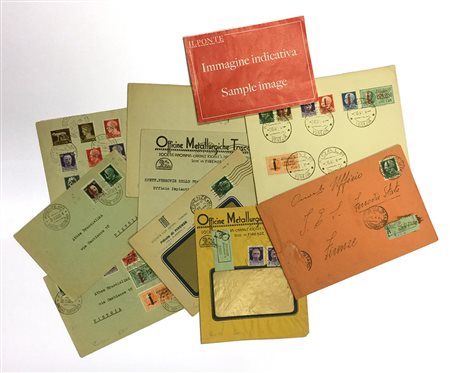 R.S.I. 1943/1944Insieme di 18 lettere del periodo con affrancature varie. Da...