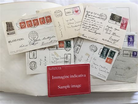 REGNO D'ITALIA 1870/1945Collezione eterogenea formata da lettere, buste e...