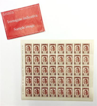 SAN MARINO 1943 "Ventennale dei fasci", lotto formato da oltre 1800 serie in...