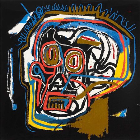 Jean-Michel Basquiat New York 1960 -1988 Head (Portfolio I) Serigrafia,...