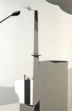 Giuseppe Salvatori Roma 1955-0, Senza titolo 1990 Olio su tela cm 150x100...