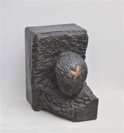 Aldo Mondino (Turin/Torino 1938 – 2005) Ortisei, 1989;Scultura in bronzo, 50...