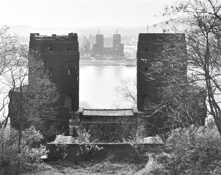 Thomas Riehle (1949 - 2017) Ponte di Remagen, 1997;Fotografia in b/n...