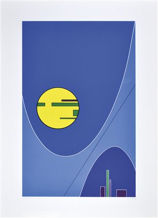 Luigi Veronesi Senza titolo, 1978;Litografia a col., 1978, 70 x 50 cm, Firma,...