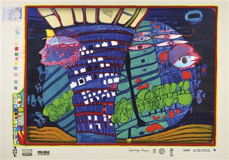 Friedensreich Hundertwasser (1928 Wien/Vienna– Pazifik/Pacifico 2000)...