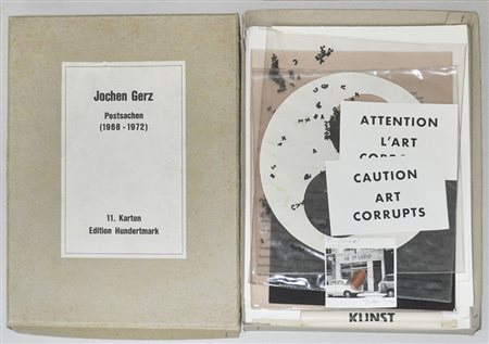 Jochen Gerz (Berlin/Berlino 1940) Postsachen (1968 – 1972),;cartone edizione...