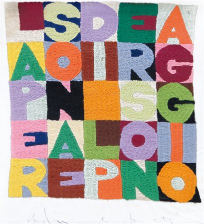 ALIGHIERO BOETTI Torino 1940 - Roma 24/04/1994 La persona ed il personaggio,...