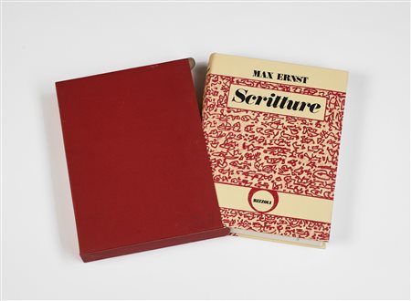 ERNST MAX (1891 - 1976) Scritture. Libro d'artista. Cm 18,00 x 22,00 x 3,50....